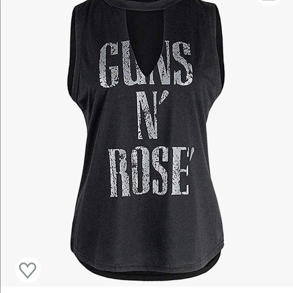 Guns and rosè tank with cut out